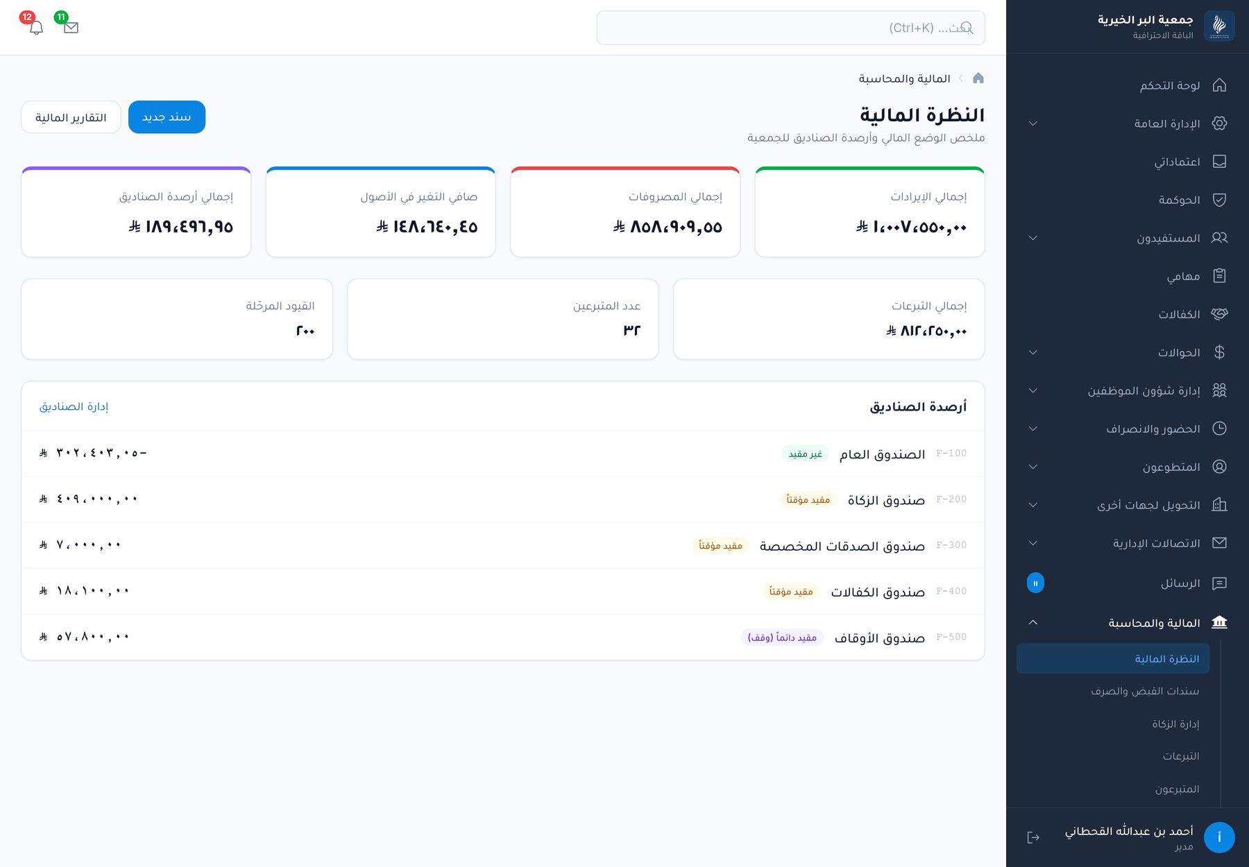 المالية والمحاسبة